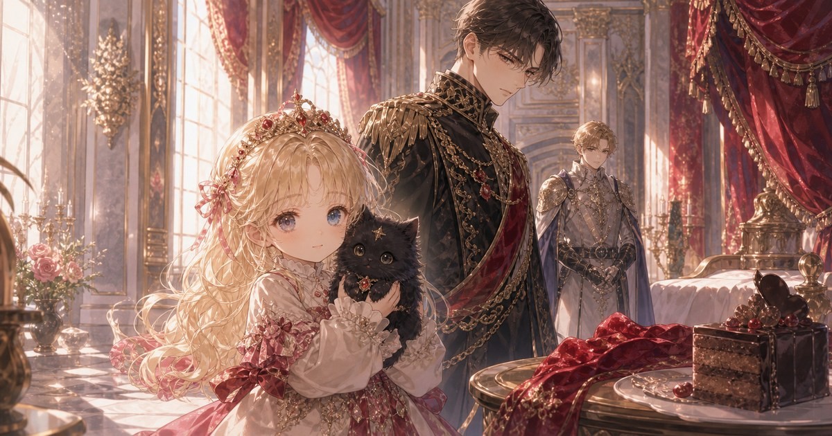 ある日お姫様になってしまった件について18話 アタナシアとクロードの変化を表したアイキャッチ画像