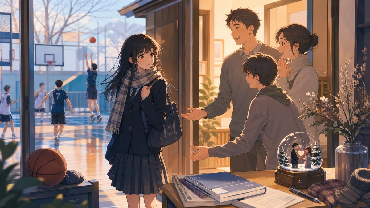 なまいきざかり12巻あらすじ 成瀬の家族紹介とバスケ受験デートの約束をまとめた画像