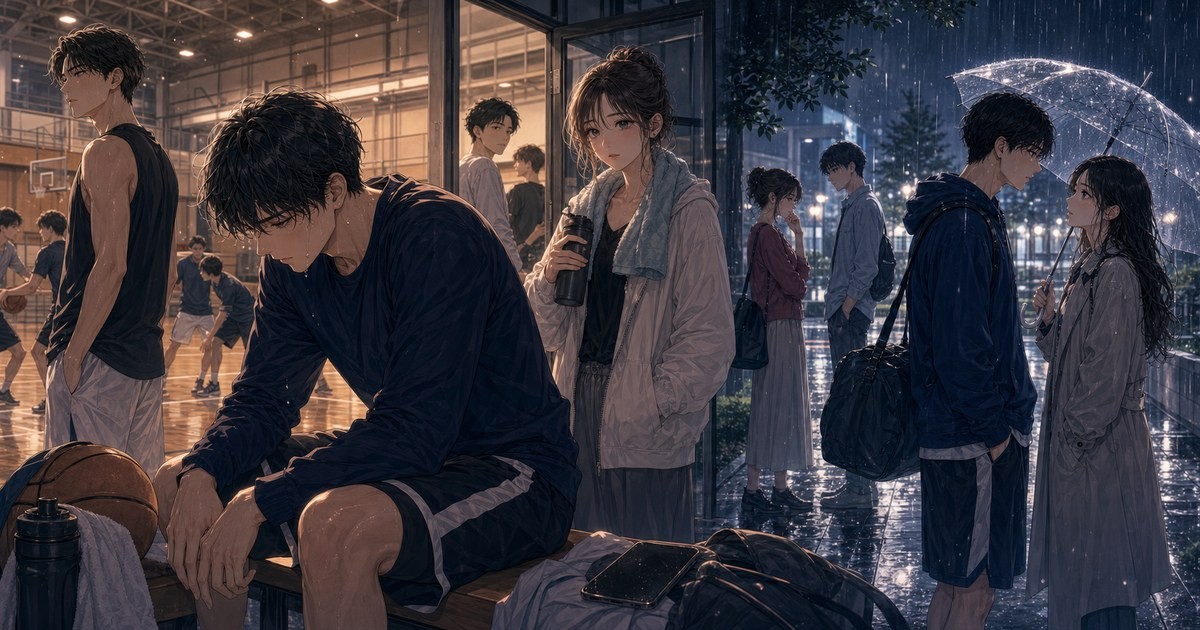 なまいきざかり14巻 成瀬の大学バスケと雨の仲直りを描いたアイキャッチ画像