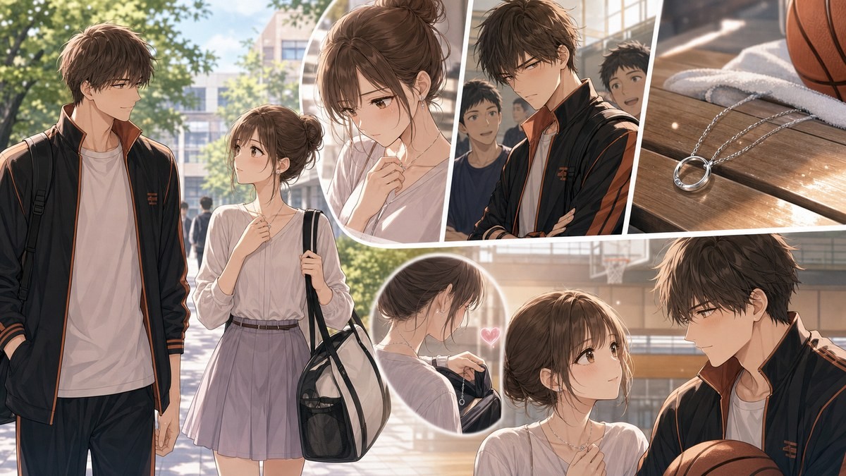 なまいきざかり17巻あらすじ ペアリングを身につける由希と拗ねる成瀬をまとめた画像
