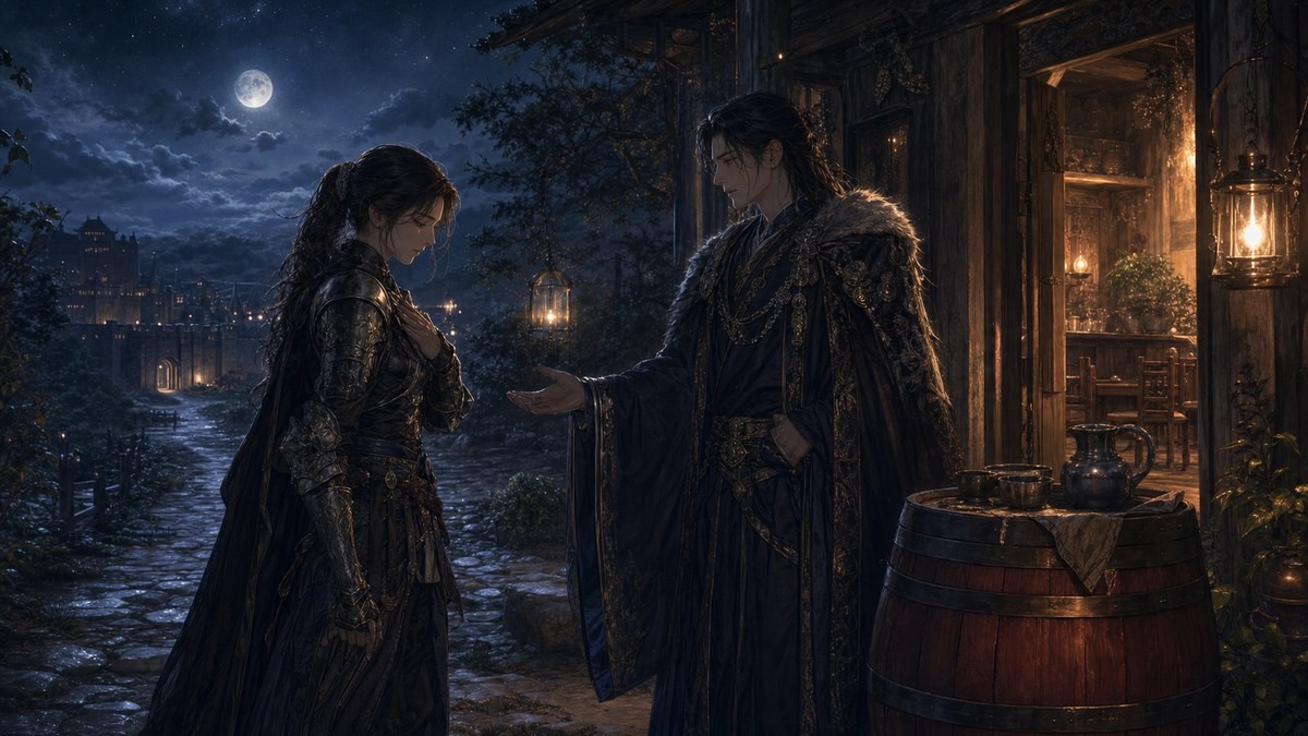 皇帝と女騎士260話261話 ネタバレ ポリアナの後悔と宿屋での大量の酒をまとめたイメージ