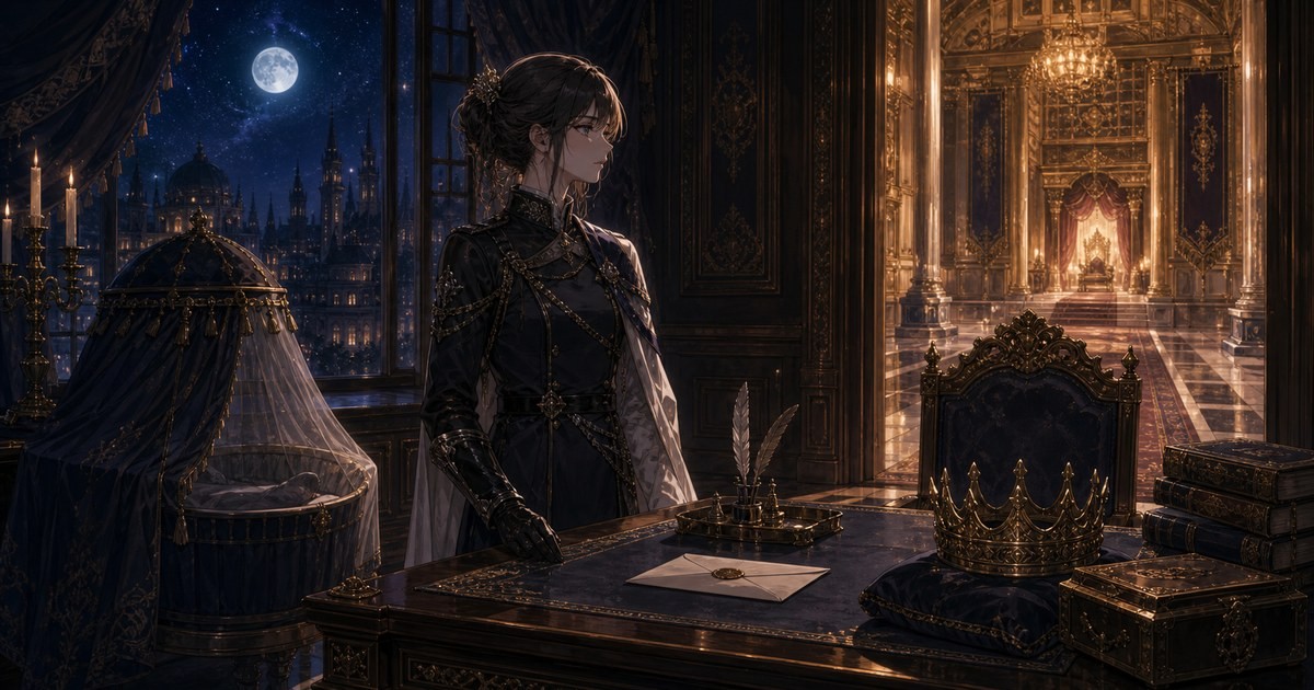 皇帝と女騎士294話295話 ポリアナがルクソスへ真実を告げる手紙を書くアイキャッチ画像