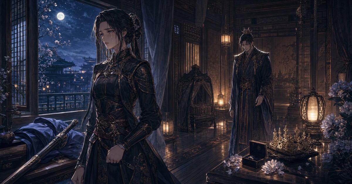 皇帝と女騎士298話299話 ポリアナが騎士としての居場所と皇后の道の間で涙するアイキャッチ画像