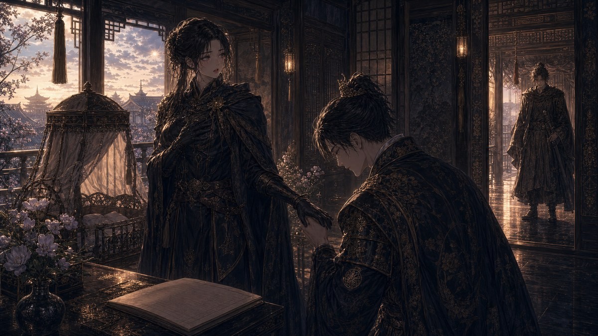 皇帝と女騎士304話305話ネタバレ ルクソスの敬意ある振る舞いにポリアナの心が揺れる画像