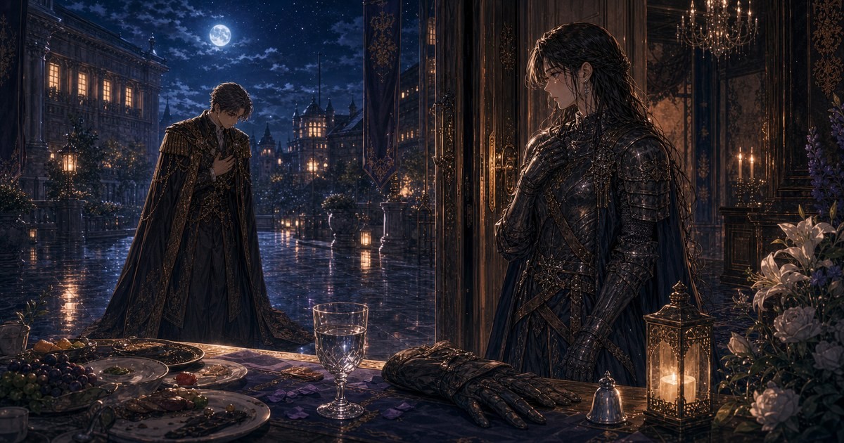 皇帝と女騎士332話333話 ルクソスがポリアナを急かさず待つ決意を描くアイキャッチ画像