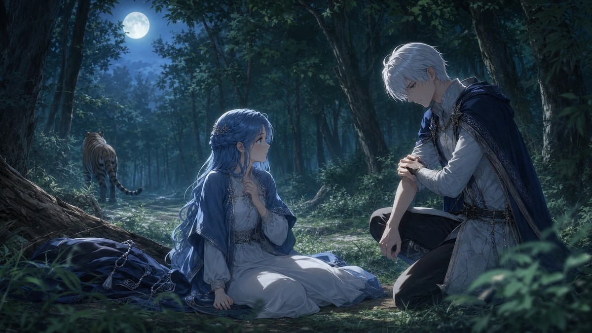 星降る王国のニナ4巻あらすじ 森でセトに救われたニナと二人の距離が近づく流れの画像
