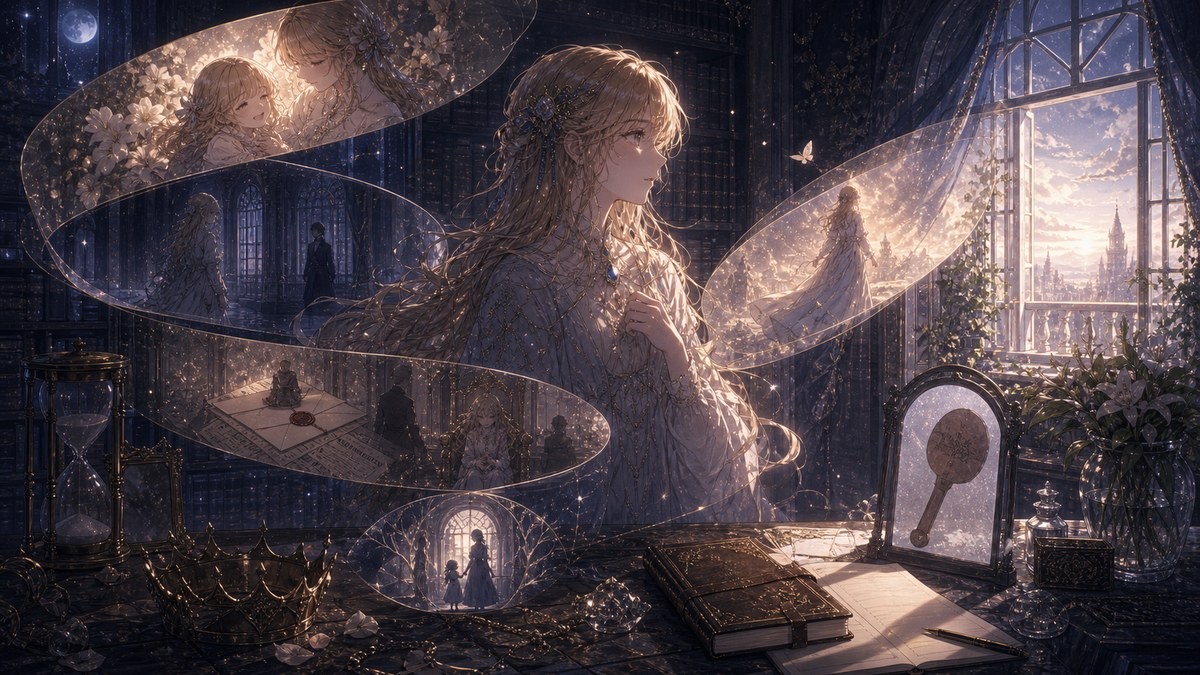 ルシア原作小説プロローグ 感想考察 二つの時間軸と未来を変える意志のイメージ