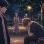 山田くんとLv999の恋をする105話 夜の公園で山田と貴也が向き合う場面をまとめたアイキャッチ画像
