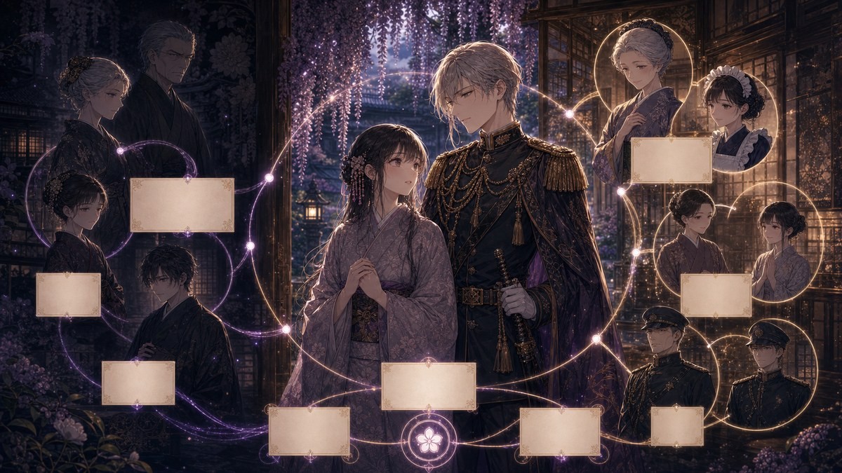 わたしの幸せな結婚 主要キャラクター 美世 清霞 斎森家 関係図