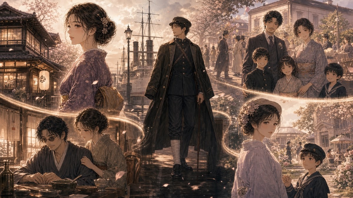 声なきものの唄100話あらすじ 日露戦争後の栄太と美緒、明子、後藤田家、チヌ親子の変化をまとめた要約画像