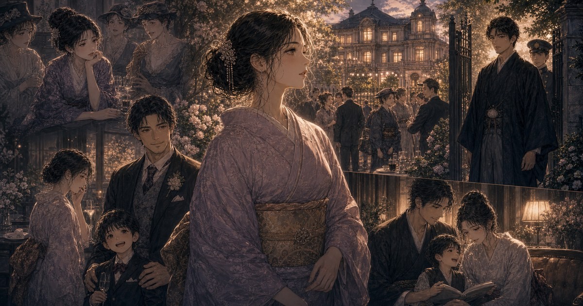 声なきものの唄101話 チヌの名流夫人としての姿と栄太の帰還を描いたアイキャッチ