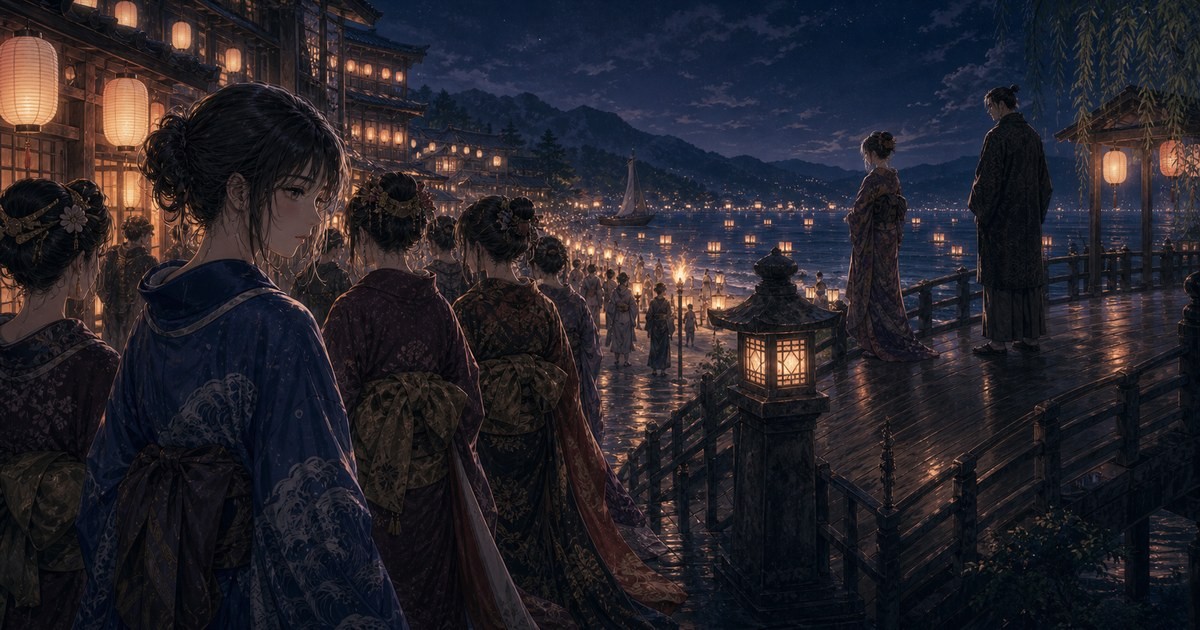 声なきものの唄62話 海神迎えの祭りとセツの別れを描いたアイキャッチ画像