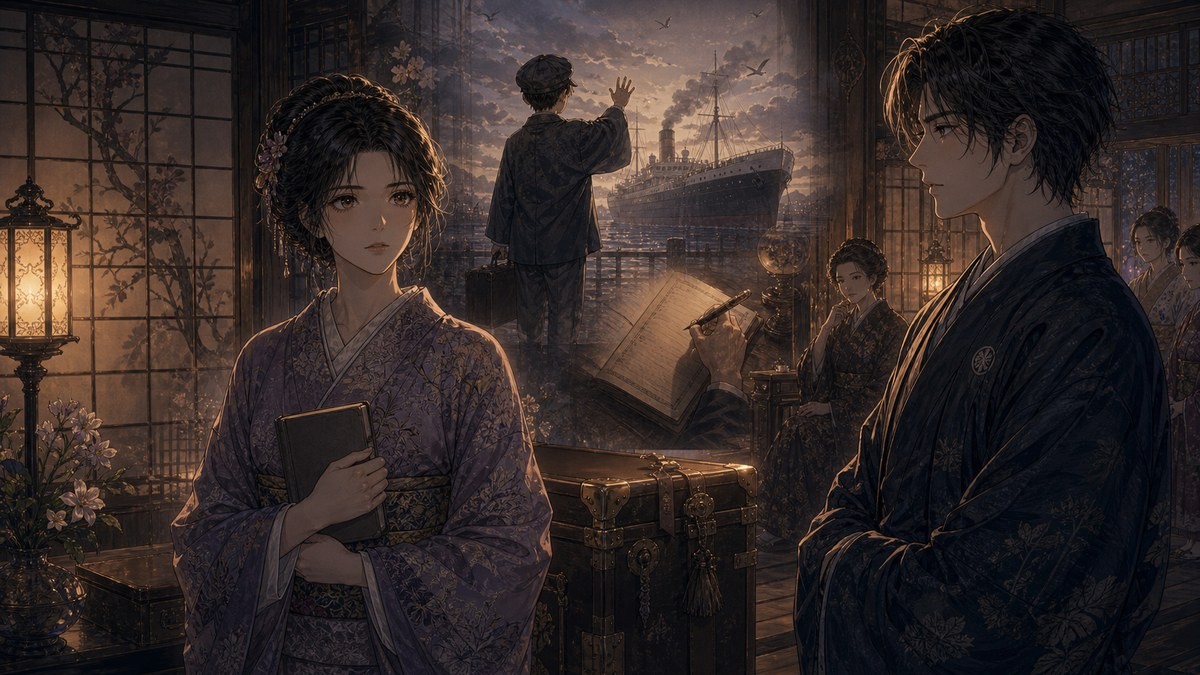 声なきものの唄68話ネタバレ 公三郎の言葉を支えに留学を耐えたたまきの画像