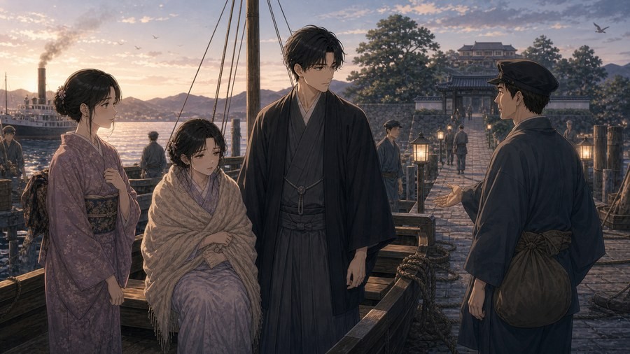声なきものの唄86話あらすじ 矢津港への帰還と藤富家への呼び出しをまとめた画像