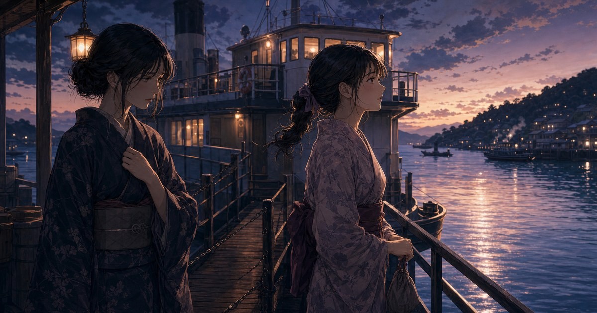 声なきものの唄89話 サヨリとチヌが港で向き合う不穏なアイキャッチ画像