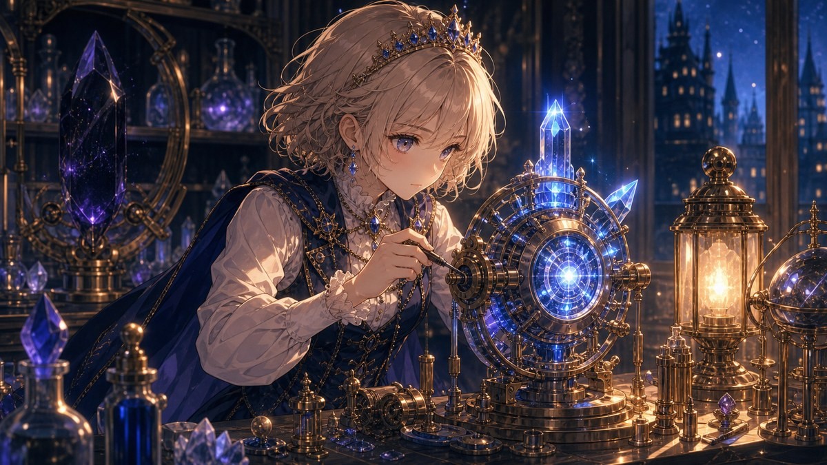 ないものを嘆かず創る側に回るアニスフィアの強さを表す魔学発明画像