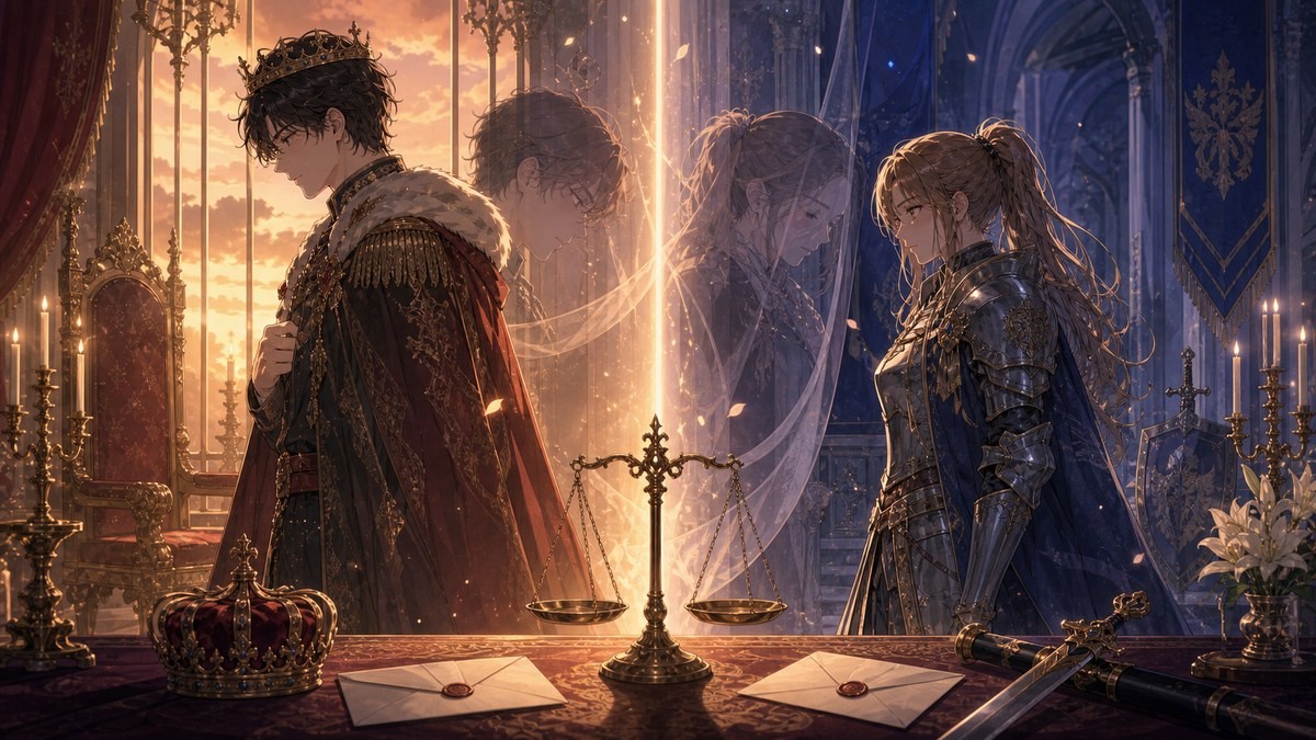 皇帝と女騎士266話267話感想考察 皇帝と騎士の立場に戻る二人のもどかしさを整理した画像