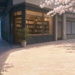 花野井くんと恋の病4巻 早春の街の書店と広がる光が花野井くんの人間関係の変化を象徴する画像