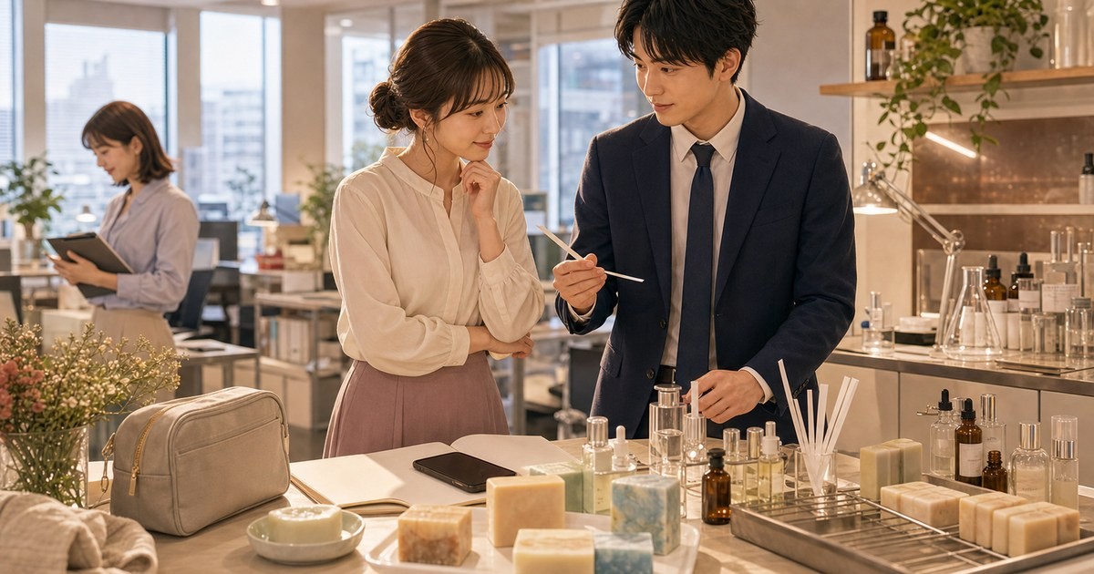 あせとせっけん1巻 汗のコンプレックスと石けん開発と恋の始まりをまとめたアイキャッチ画像