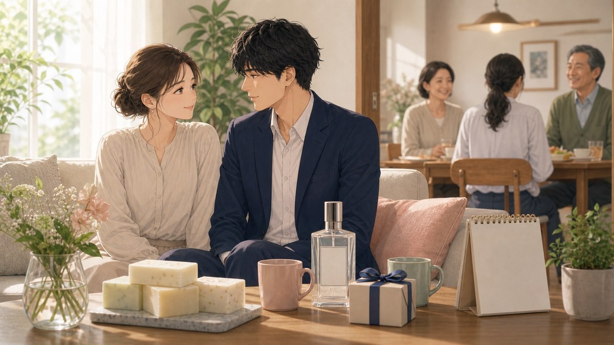 あせとせっけん7巻あらすじ 同棲後の二人と家族の歓迎と1周年記念日が近づく要約画像