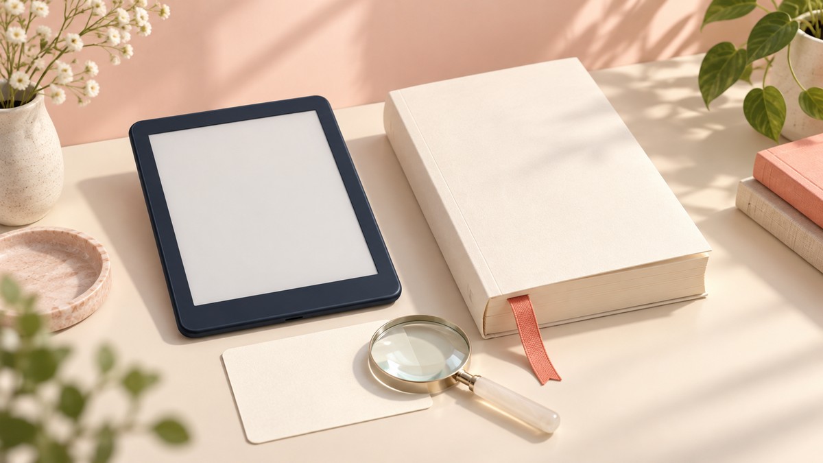 電子書籍と紙の本の情報を確かめる編集部作成のイメージ